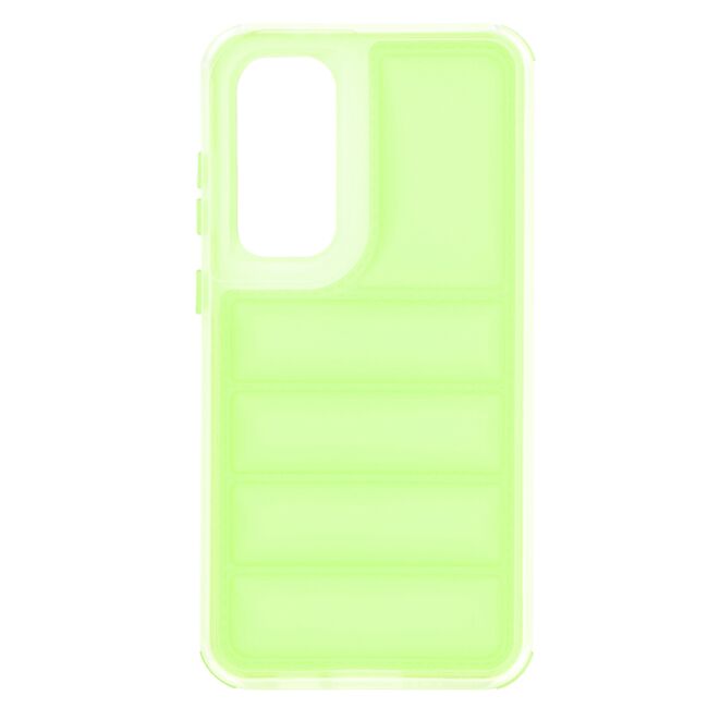 Husa pentru  Samsung Galaxy S24 FE Air Cusion anti-shock, Dazzling - verde