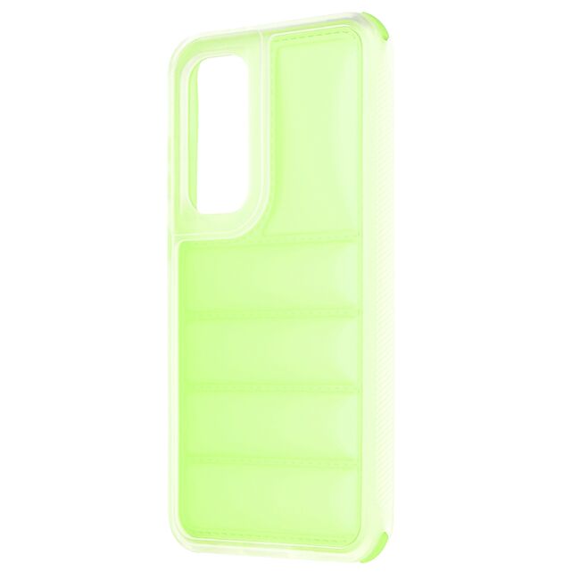 Husa pentru  Samsung Galaxy S24 FE Air Cusion anti-shock, Dazzling - verde