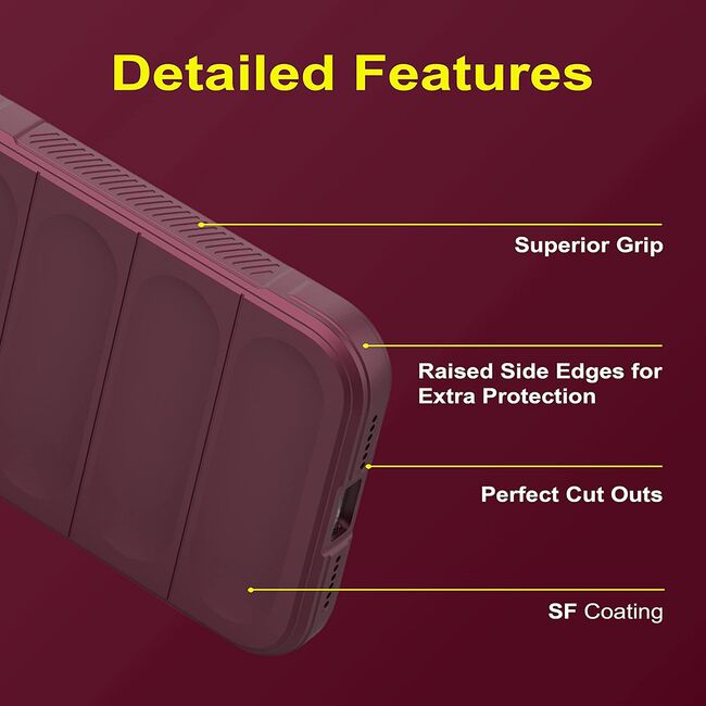 Husa pentru  Xiaomi 14T Liquid Silicone, Microfibre Lining, Non-Slip Airbag Design, bordeaux