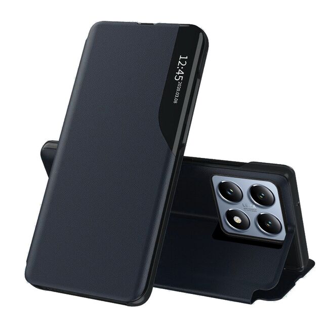 Husa pentru  Xiaomi 14T Pro tip carte, Smart View, albastru