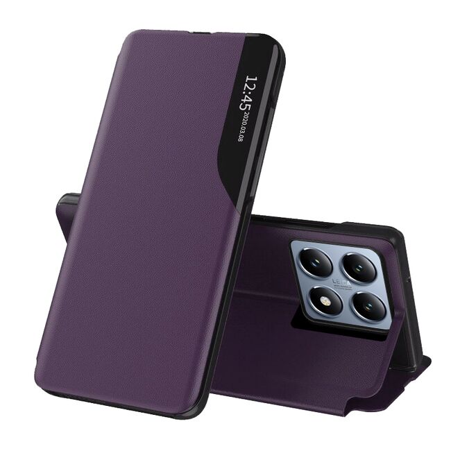 Husa pentru  Xiaomi 14T Pro tip carte, Smart View, mov