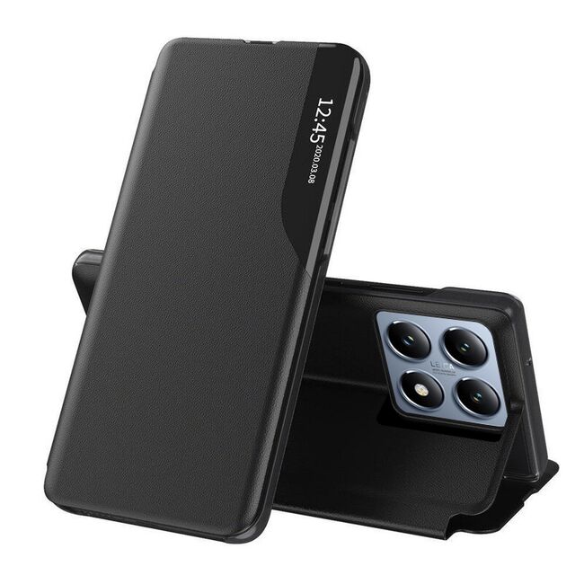 Husa pentru  Xiaomi 14T Pro tip carte, Smart View, negru