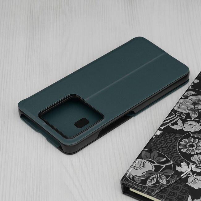 Husa pentru  Xiaomi 14T tip carte, Smart View, verde