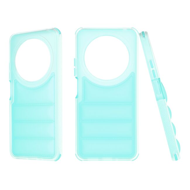 Husa pentru  Xiaomi Redmi 14C Air Cusion anti-shock, Dazzling - turcoaz