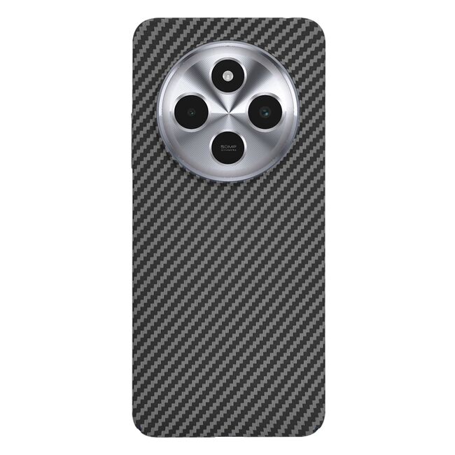 Husa pentru  Xiaomi Redmi 14C CarbonFiber UltraSlim, Lightweight, negru