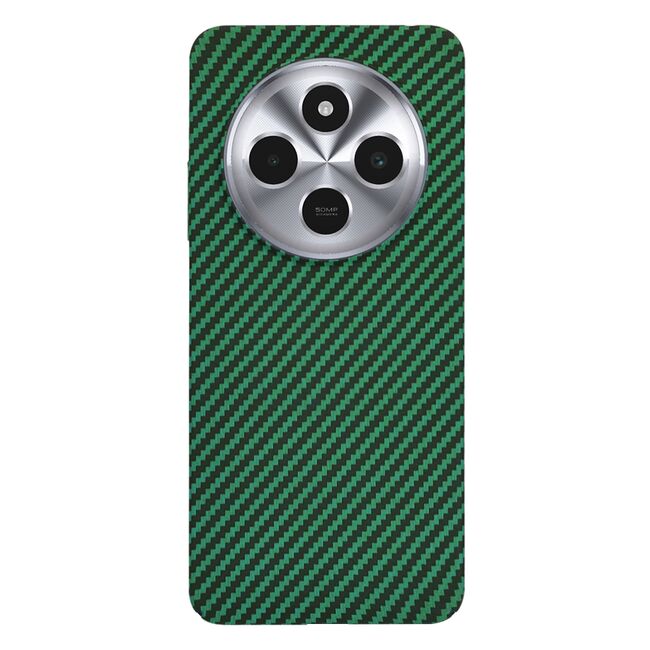 Husa pentru  Xiaomi Redmi 14C CarbonFiber UltraSlim, Lightweight, verde