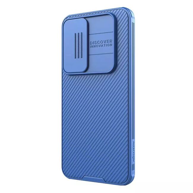 Husa Samsung Galaxy S24 FE Nillkin CamShield Pro, albastru