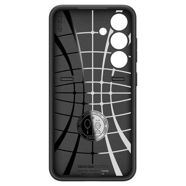 Husa premium pentru  Samsung Galaxy S24 FE Spigen - Optik Armor - Negru