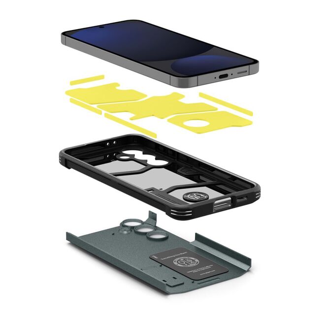 Husa Samsung Galaxy S24 FE Spigen Tough Armor, verde
