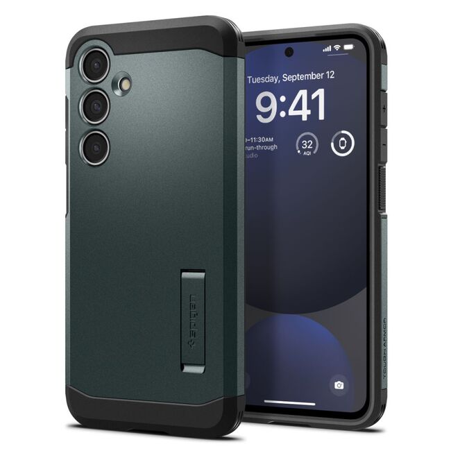 Husa Samsung Galaxy S24 FE Spigen Tough Armor, verde