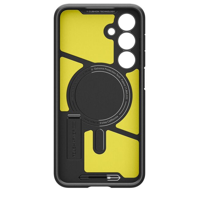Husa premium pentru  Samsung Galaxy S24 FE Spigen - Tough Armor MagSafe - Negru