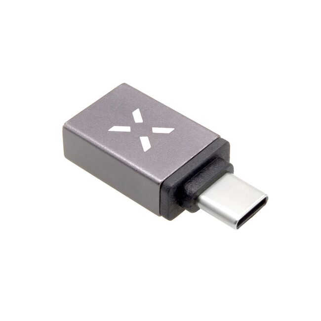 Adaptor USB-C la USB 3.0, 5Gbps, 2.4A Fixed, gri, FIXA-UC-GR
