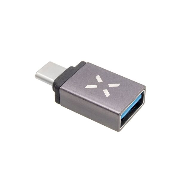 Adaptor USB-C la USB 3.0, 5Gbps, 2.4A Fixed, gri, FIXA-UC-GR