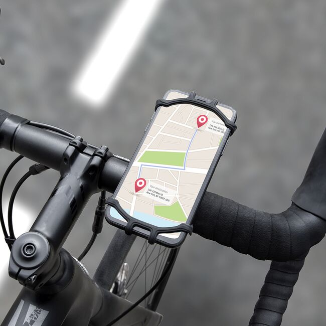 Suport de telefon pentru bicicleta 360° Fixed, negru, FIXBI-BK