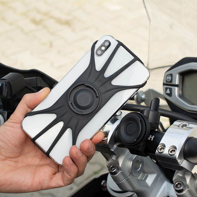 Suport de telefon pentru bicicleta 360° Fixed, negru, FIXBI2-BK