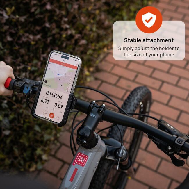 Suport de telefon pentru bicicleta 360° Fixed, negru, FIXBIP-BK