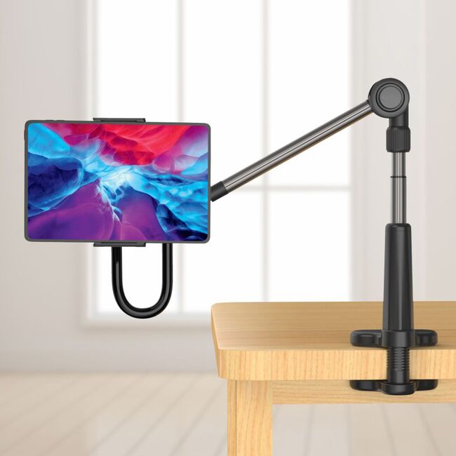 Suport de tableta / telefon pentru birou 6 - 13 inch Fixed, negru, FIXRLX-BK