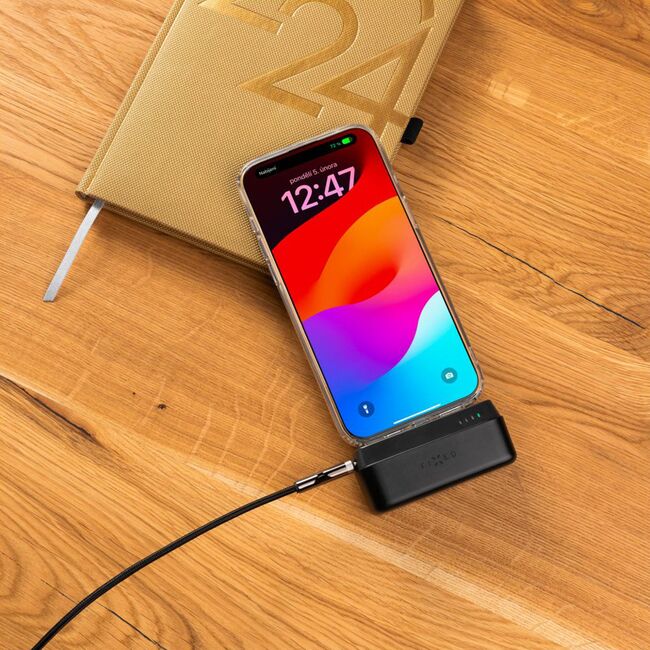 Baterie externa USB-C Fixed, PD 20W, 5000mAh, negru, FIXZEN-5PL-BK