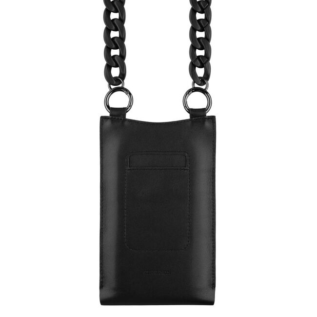 Husa piele telefon 7" Fixed Venezia, negru, FIXVEN-BK
