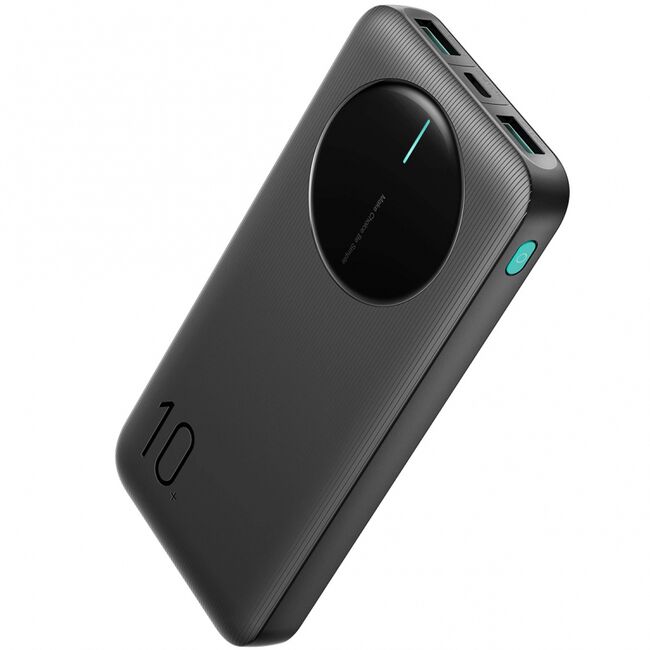 Acumulator extern Joyroom PowerBank JR-PBF12, 10000mAh, 12W, 1 x USB-C - 2 x USB-A - negru