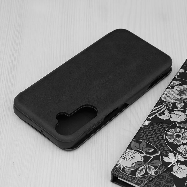 Husa tip carte pentru Samsung Galaxy A16 Smart Wallet fata - spate protectie 360 - negru