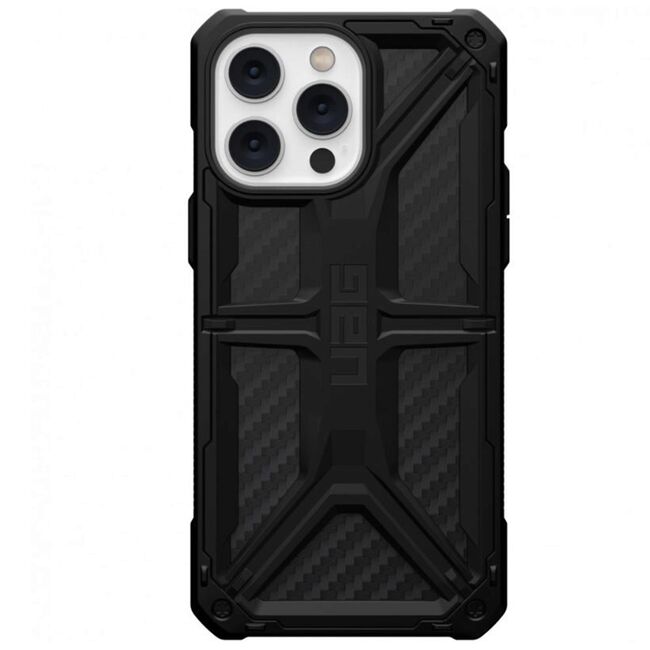 Husa iPhone 14 Pro Max UAG Monarch, Carbon Fiber