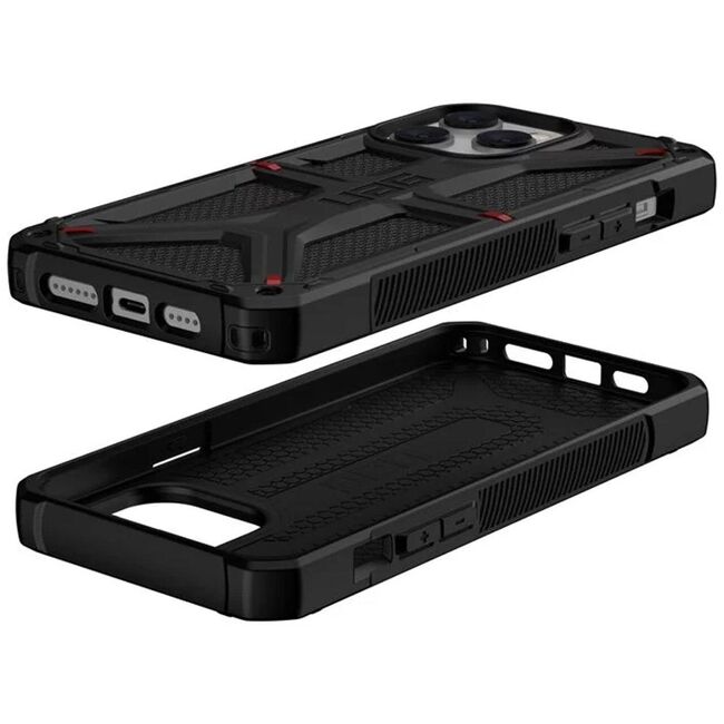 Husa iPhone 14 Pro Max UAG Monarch, Kevlar Black