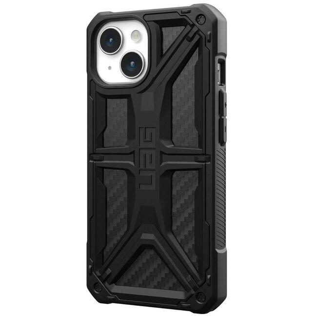 Husa iPhone 15 UAG Monarch, Carbon Fiber