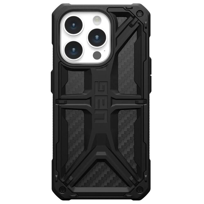 Husa iPhone 15 Pro UAG Monarch, Carbon Fiber