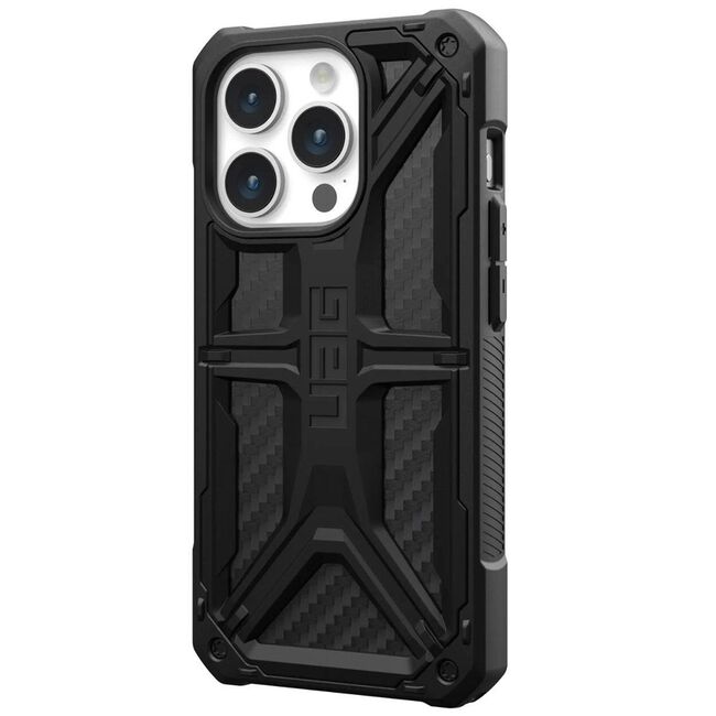 Husa iPhone 15 Pro UAG Monarch, Carbon Fiber