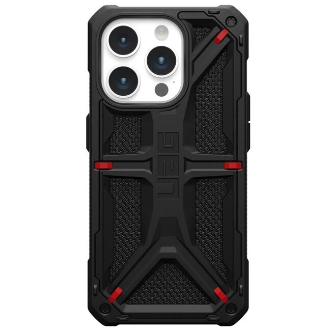 Husa iPhone 15 Pro UAG Monarch, Kevlar Black