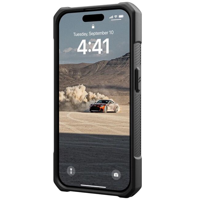 Husa iPhone 15 Pro UAG Monarch, Kevlar Black