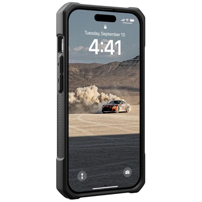 Husa iPhone 15 Pro UAG Monarch, Kevlar Black