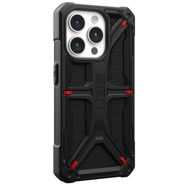 Husa iPhone 15 Pro UAG Monarch, Kevlar Black