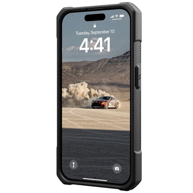 Husa iPhone 15 Pro Max UAG Monarch, Carbon Fiber