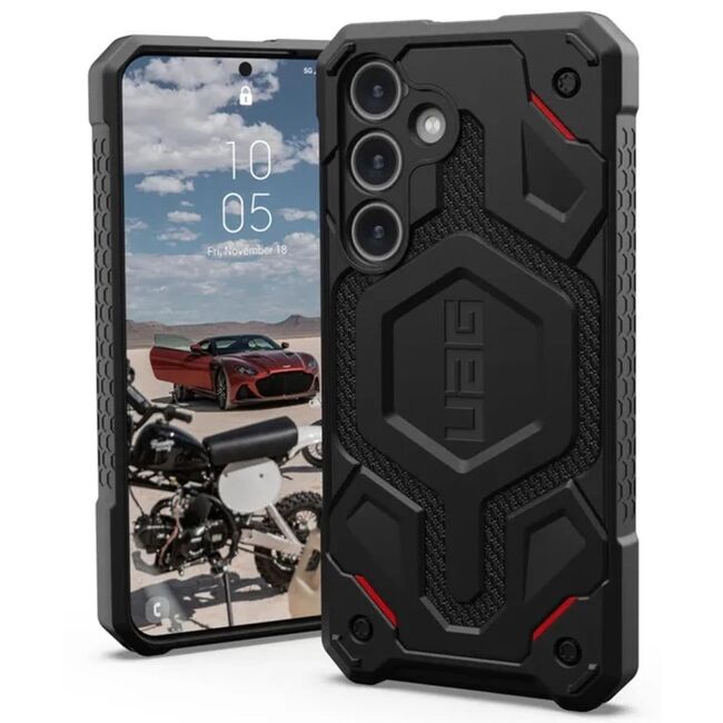 Husa Samsung Galaxy S24 UAG Monarch, Kevlar Black