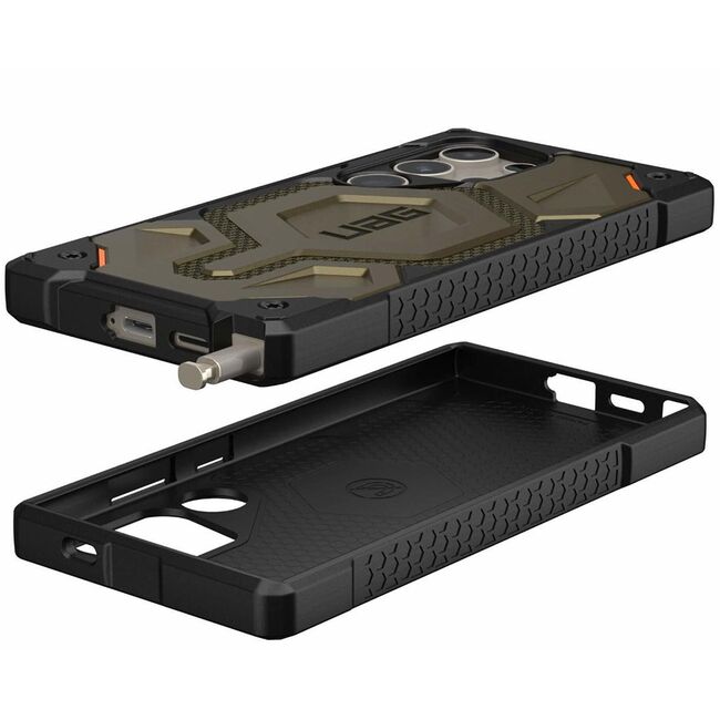 Husa Samsung Galaxy S24 Ultra UAG Monarch, Kevlar Element Green