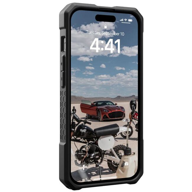 Husa iPhone 15 Plus UAG Monarch Pro, Carbon Fiber