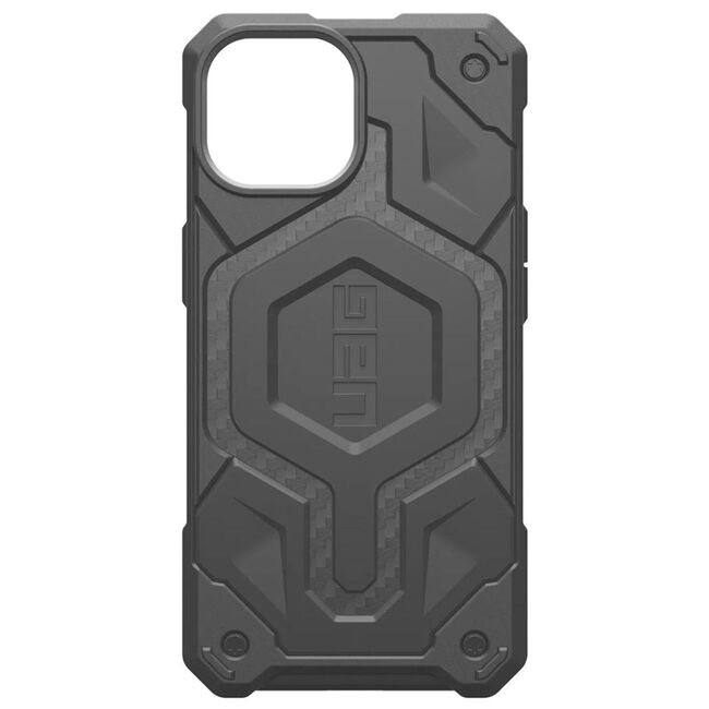 Husa iPhone 15 Plus UAG Monarch Pro, Carbon Fiber