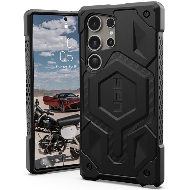 Husa Samsung Galaxy S24 Ultra UAG Monarch Pro, Carbon Fiber
