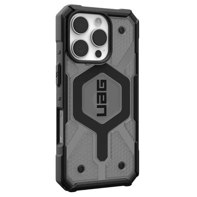 Husa iPhone 16 Pro Max UAG Pathfinder Clear MagSafe, Ash