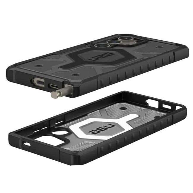 Husa Samsung Galaxy S24 Ultra UAG Pathfinder Clear MagSafe, Ash