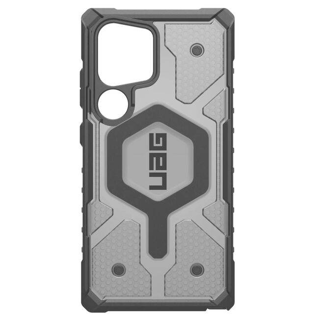 Husa Samsung Galaxy S24 Ultra UAG Pathfinder Clear MagSafe, Ash