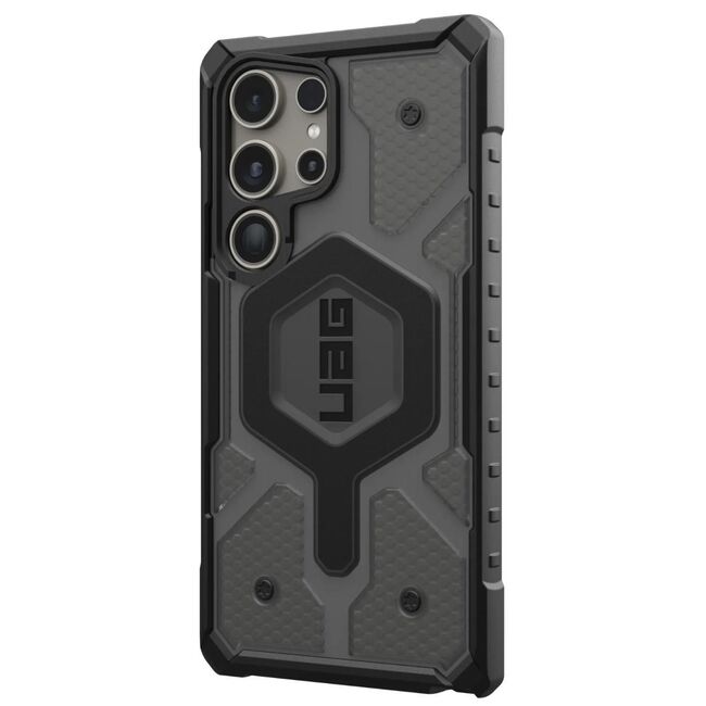 Husa Samsung Galaxy S24 Ultra UAG Pathfinder Clear MagSafe, Ash