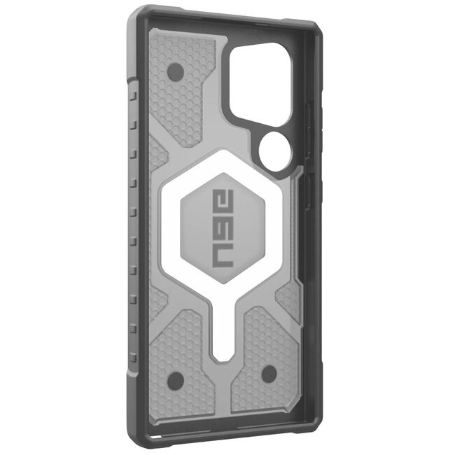 Husa Samsung Galaxy S24 Ultra UAG Pathfinder Clear MagSafe, Ash