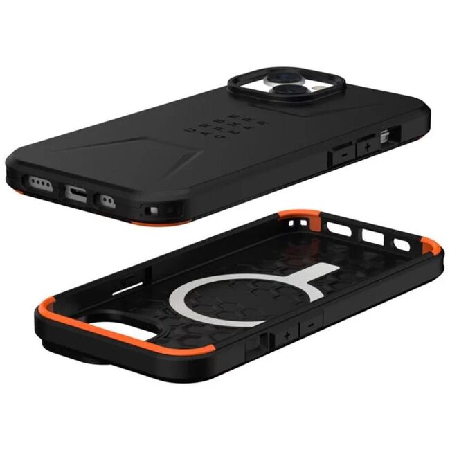 Husa iPhone 14 UAG Civilian MagSafe, Black