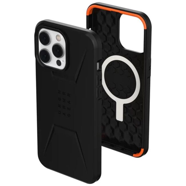 Husa iPhone 14 Pro Max UAG Civilian MagSafe, Black