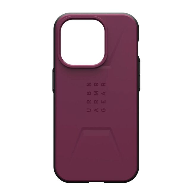 Husa iPhone 15 Pro UAG Civilian MagSafe, Bordeaux