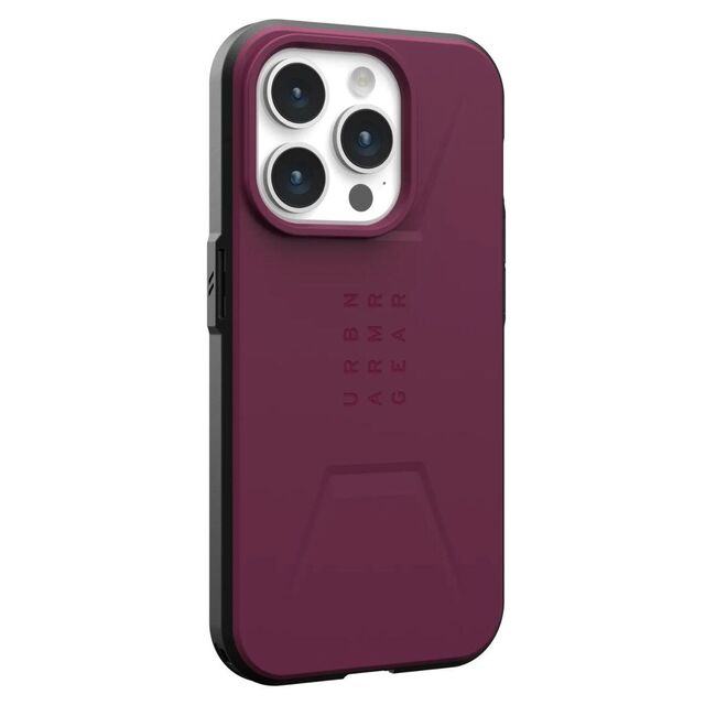 Husa iPhone 15 Pro UAG Civilian MagSafe, Bordeaux