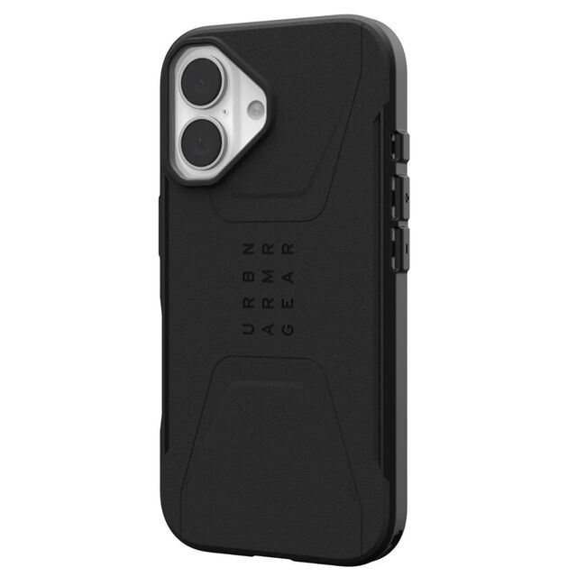 Husa iPhone 16 UAG Civilian MagSafe, Black